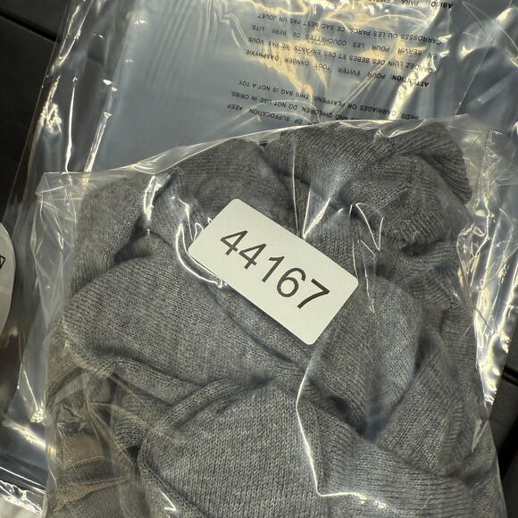 Apt. 9 Sweater Pullover Men S Small Gray Striped Knit Long Sleeve Wool Crew Neck - Picture 7 of 7